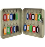 Q-CONNECT Q-CONNECT sleutelkast voor 20 sleutelhangers grijs