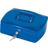 Q-CONNECT Q-CONNECT geldkoffer, 255 x 200 x 85 mm, blauw