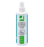 Q-CONNECT Q-CONNECT reinigingsspray voor scherm en toetsenbord, spuitbus van 250 ml