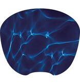 Q-CONNECT Q-CONNECT Muismat antislip zwembad blauw