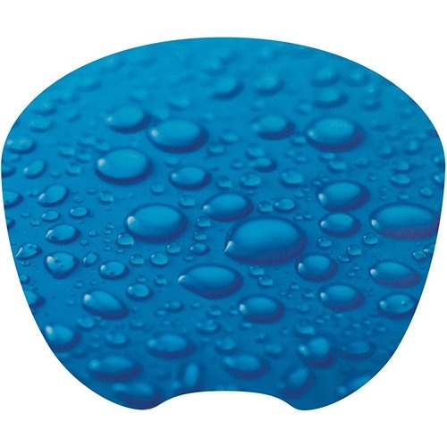 Q-CONNECT Q-CONNECT Muismat antislip regendruppels blauw