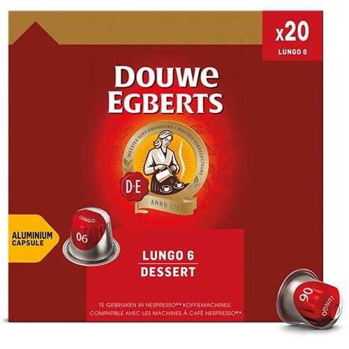 Douwe Egberts Douwe Egberts Lungo Dessert koffiecapsules, pak van 20 stuks