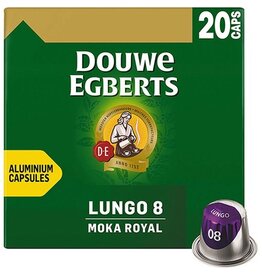 Douwe Egberts Douwe Egberts Lungo Moka koffiecapsules, pak van 20 stuks