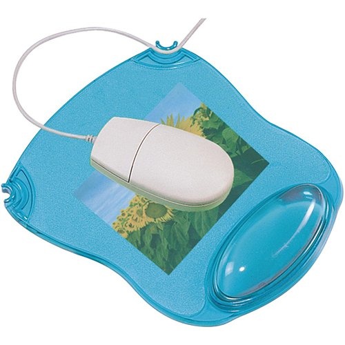 Q-CONNECT Q-CONNECT muismat, gel,  met polssteun, blauw