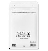 Jiffy Comebag luchtkussenenveloppen, ft 230 x 340 mm, met stripsluiting, wit, doos van 100 stuks