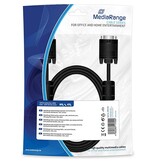 MediaRange SVGA Verlengkabel, met ferrietkernen, 1.8m