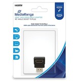 MediaRange HDMI High Speed Hoek-adapter, 90 graden, Contrastekker/stekker