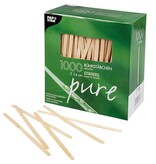 Papstar Roerstaafje uit hout, 14 cm, pak van 1000 stuks