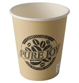 Conpax Beker uit karton (pure joy), 200 ml, diameter 80 mm, pak van 50 stuks