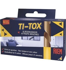 Riem Riem Ti-Tox anti-vliegenkleefband, 4 stuks