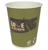 Q-CONNECT Drinkbeker Love Nature, uit karton, 150ml, pak van 100 stuks