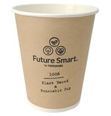 Merkloos Drinkbeker Future Smart, uit karton, 150 ml, pak van 100 stuks