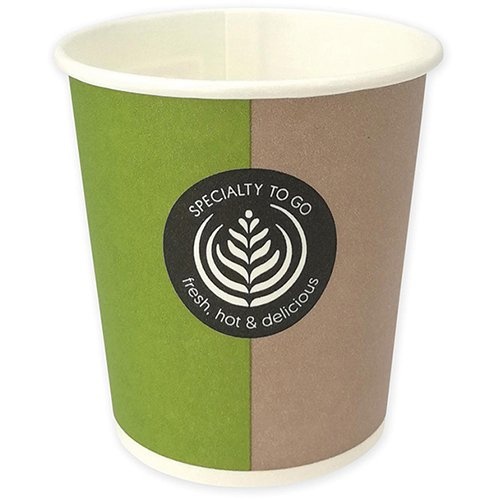 Q-CONNECT Drinkbeker Coffee To Go, uit karton, 100 ml, pak van 80 stuks