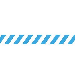 tarifold Tarifold vloersticker zonder tekst, ft 90 x 1000 mm, wit/blauw