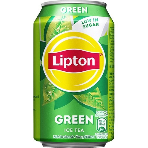 Lipton Ice Tea Lipton Ice Tea Green, blik van 33 cl, pak van 24 stuks