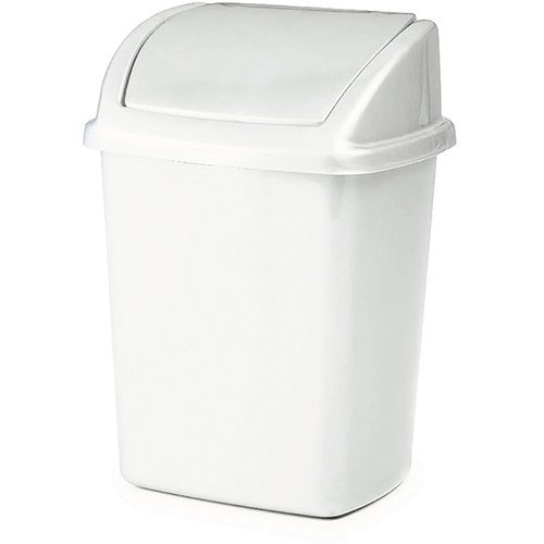 Vepa Bins Vuilbak met swing deksel 4,45 l, wit