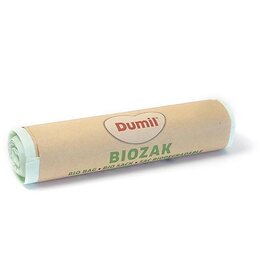 Dumil Dumil bio vuilniszak voor GFT, 16 micron, 20 l, rol van 10 stuks, groen