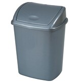 Vepa Bins Vuilbak met swing deksel, 26 l, grijs
