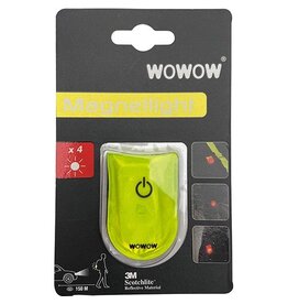 Wowow Wowow Magnetlight lampje, 4 rode leds, met magneetsluiting, met batterij