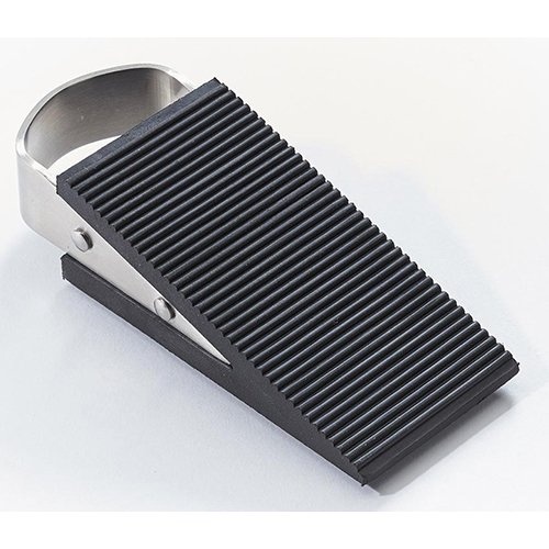 Mottez Mottez deurstop, rubber, zwart