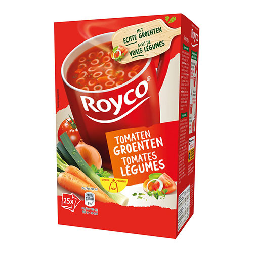 Royco Royco Minute Soup Classic tomaten groenten, pak van 25 zakjes