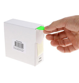 Rillprint Rill Etik Rond 25Mm Ds500 Grn [1st]