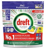 Dreft Dreft Platinum Lemon vaatwastabletten, pak van 75 capsules