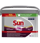 Sun Sun Pro Formula Expert All-in-one vaatwastabletten, extra power, emmer van 175 stuks