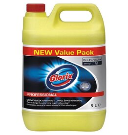 Glorix Glorix Pro Formula toiletreiniger dikke bleek Original met chloor, fles van 5 l