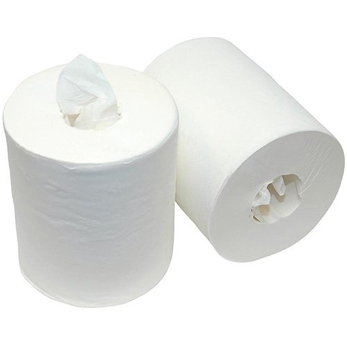 Q-CONNECT Poetspapier Midi, 2-laags, 160 m, pak van 6 rollen