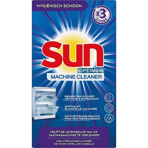 Sun Sun Optimum vaatwasmachinereiniger, doos met 3 dosissen