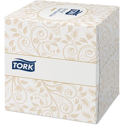 Tork Tork tissues voor gezicht, extra zacht, 2-laags, 100 tissues per doosje