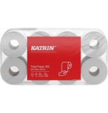 KATRIN Katrin toiletpapier, 2-laags, 250 vel, pak van 8 rollen
