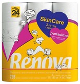 Renova Renova Purissimo toiletpapier, 3-laags, 200 vellen, pak van 24 rollen