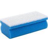 Primesource Primesource schuurspons, blauw/wit, pak van 10 stuks