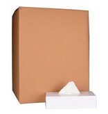 Merkloos Papieren zakdoek, 2-laags, 100 tissues per doos, pak van 40 doosjes