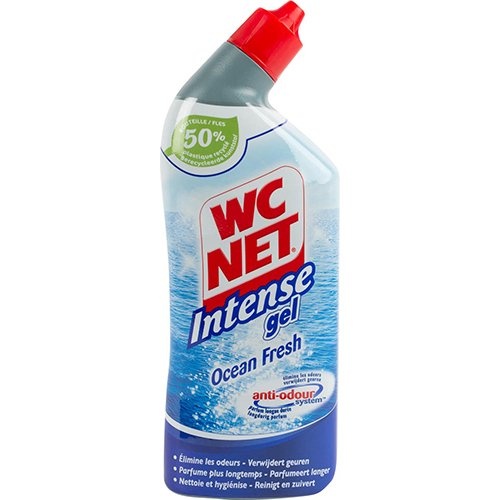 Wc Net WC NET toiletreiniger Intense Ocean Fresh, fles van 750 ml