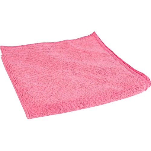 Merkloos Microvezeldoek, ft 40 x 40 cm, roze, pak van 10 stuks