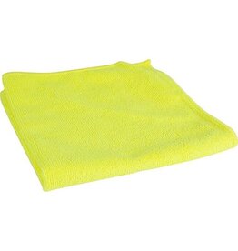 Merkloos Microvezeldoek, ft 40 x 40 cm, geel, pak van 10 stuks