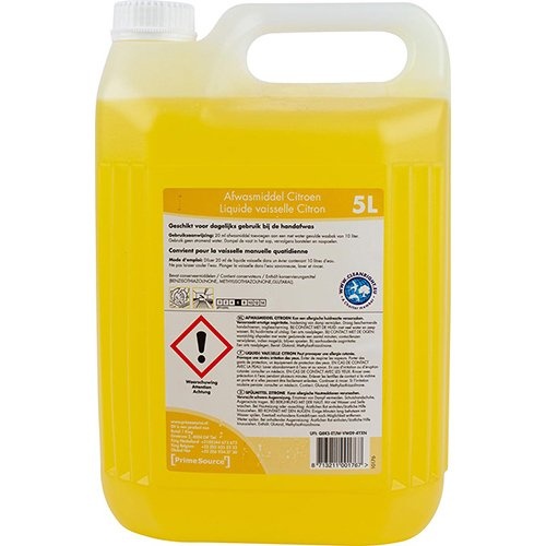 Primesource Primesource handafwasmiddel citroen, fles van 5 l