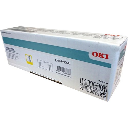 OKI OKI 46490621 toner yellow 6000 pages (original)