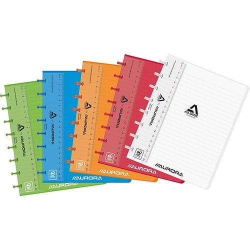 Adoc Adoc schrift Colorlines ft A5, gelijnd — levering per 10