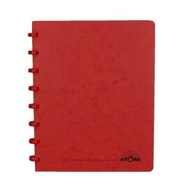 Atoma Atoma schrift, ft A5, 144 bladzijden, commercieel geruit, rood