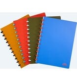 Atoma Atoma Nature schrift, ft A4, 144 bladzijden, geruit 5 mm, geassorteerde kleuren