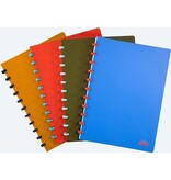 Atoma Atoma Nature schrift, ft A4, 144 bladzijden, commercieel geruit, geassorteerde kleuren