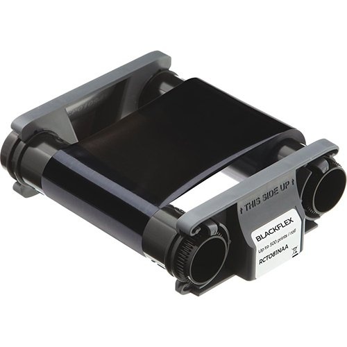 Badgy Badgy lint Blackflex, monochroom, zwartn voor kaarten uit papier