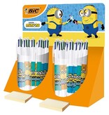 Bic Bic Colours Minions 4-kleurenbalpen, medium, klassieke inktkleuren, display van 40 stuks