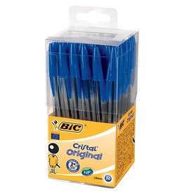 Bic Bic balpen Cristal, doos met 50 stuks, blauw
