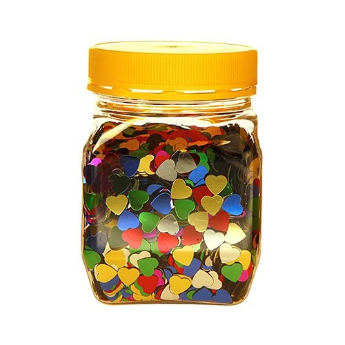 Bouhon Bouhon pot confetti hartjes (160 g)