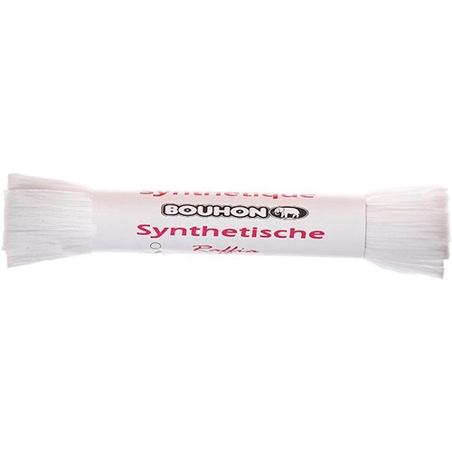 Bouhon Bouhon raffia, synthetisch, 10 g, wit